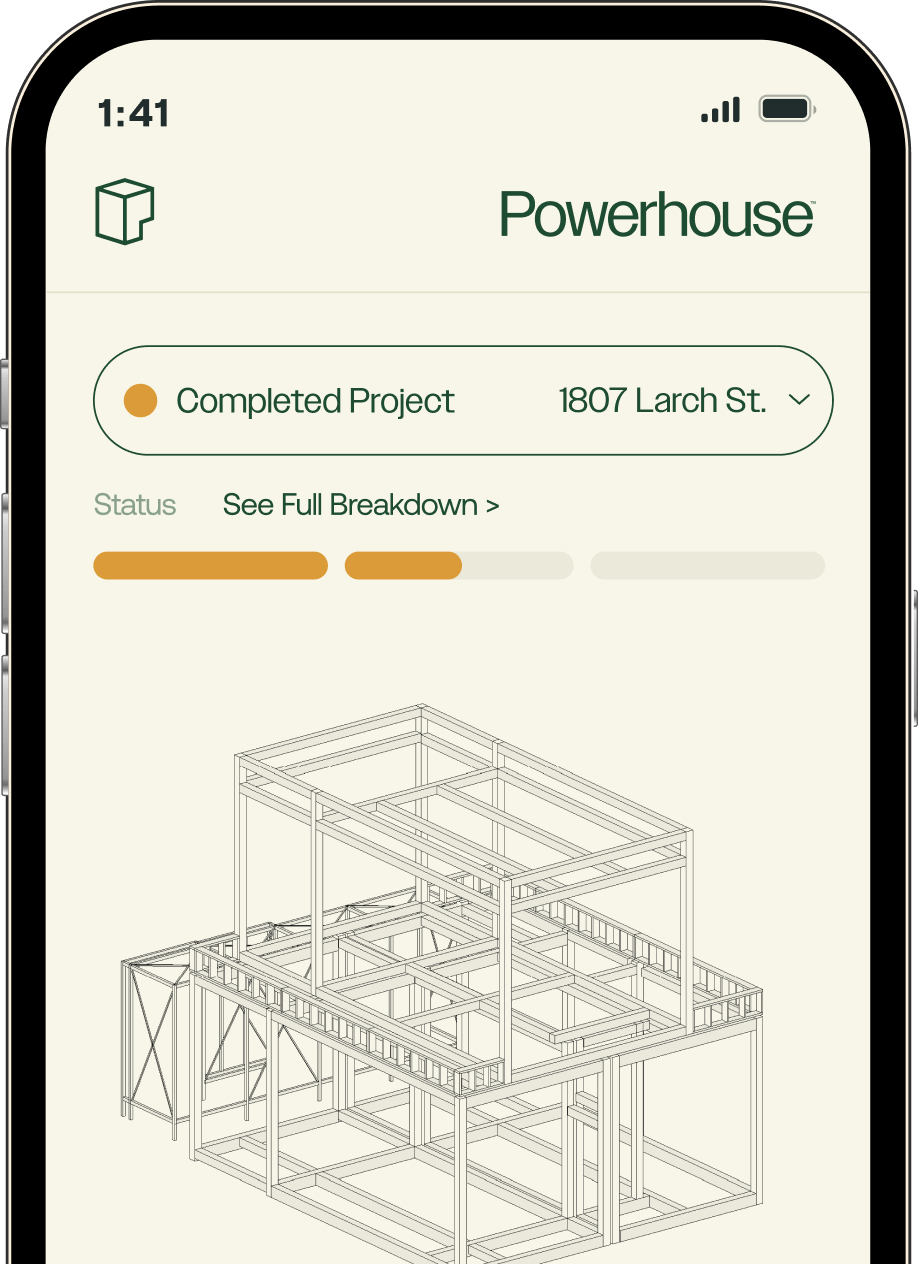 Pack My Home app — Powerhouse project tracker