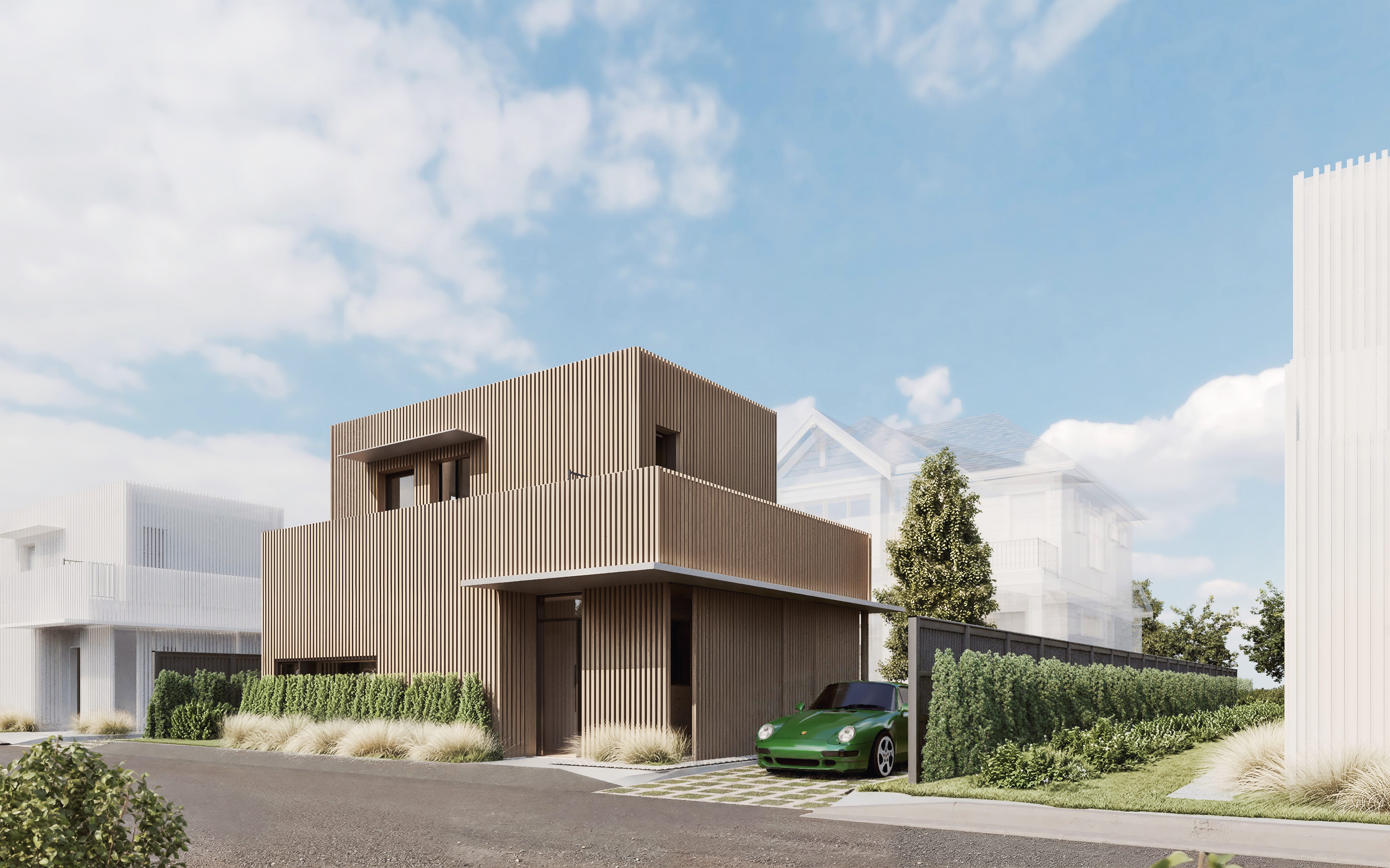 Powerhouse 1 — exterior front view